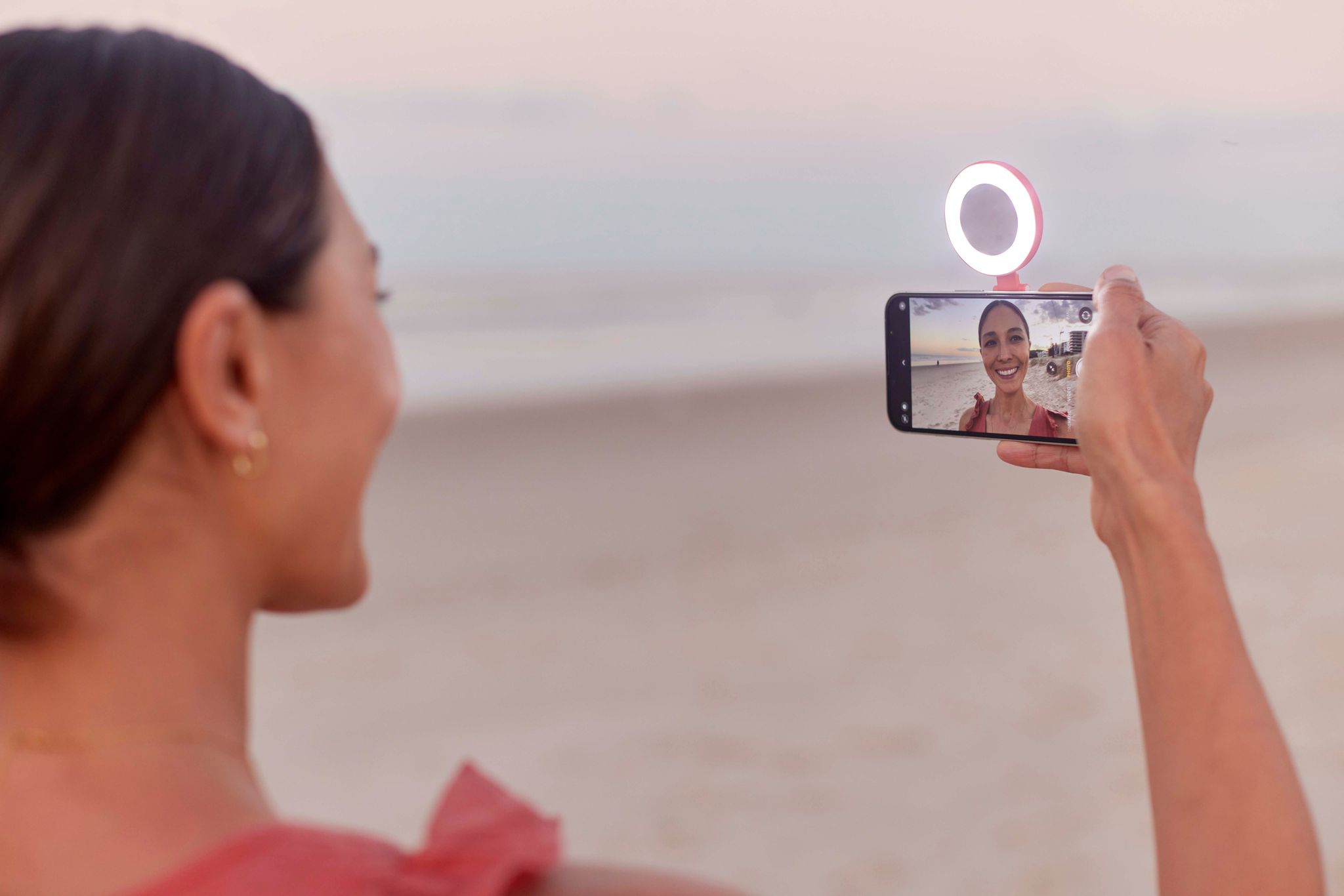 ShiftCam SnapLight magnetisches LED Ringlicht für Smartphone, Midnight