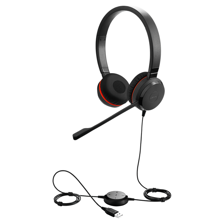 Jabra Evolve 20 UC Stereo Special Edidition USB Headset schwarz USB-C