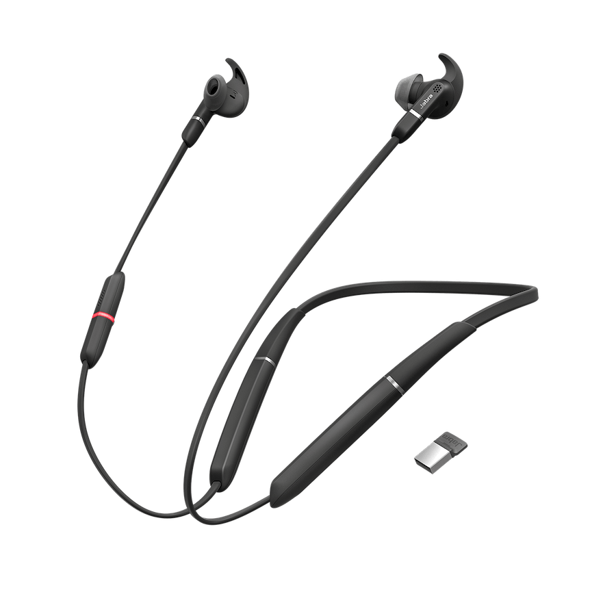 Jabra Evolve 65e UC - In-Ear-Kopfhörer mit Mikrofon