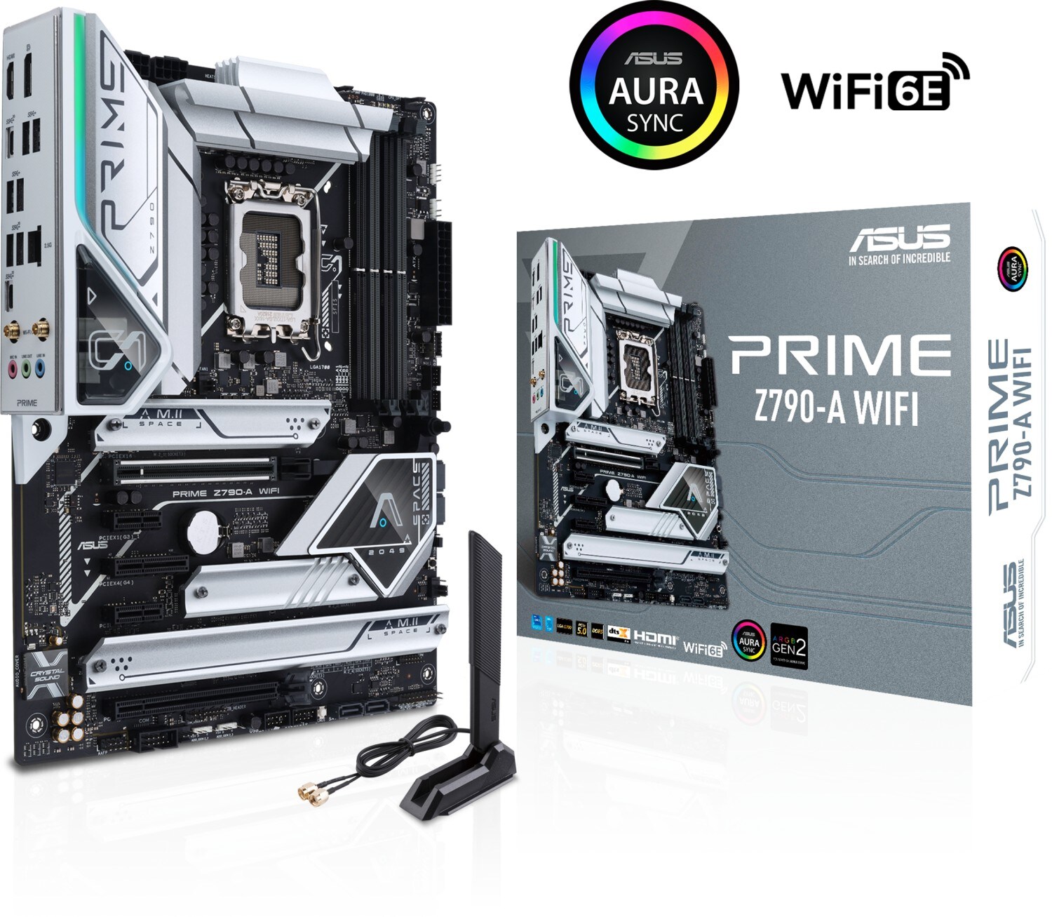 ASUS PRIME Z790-A WIFI ATX Gaming Mainboard Sockel 1700 DP/HDMI/M.2/USB3.2-C