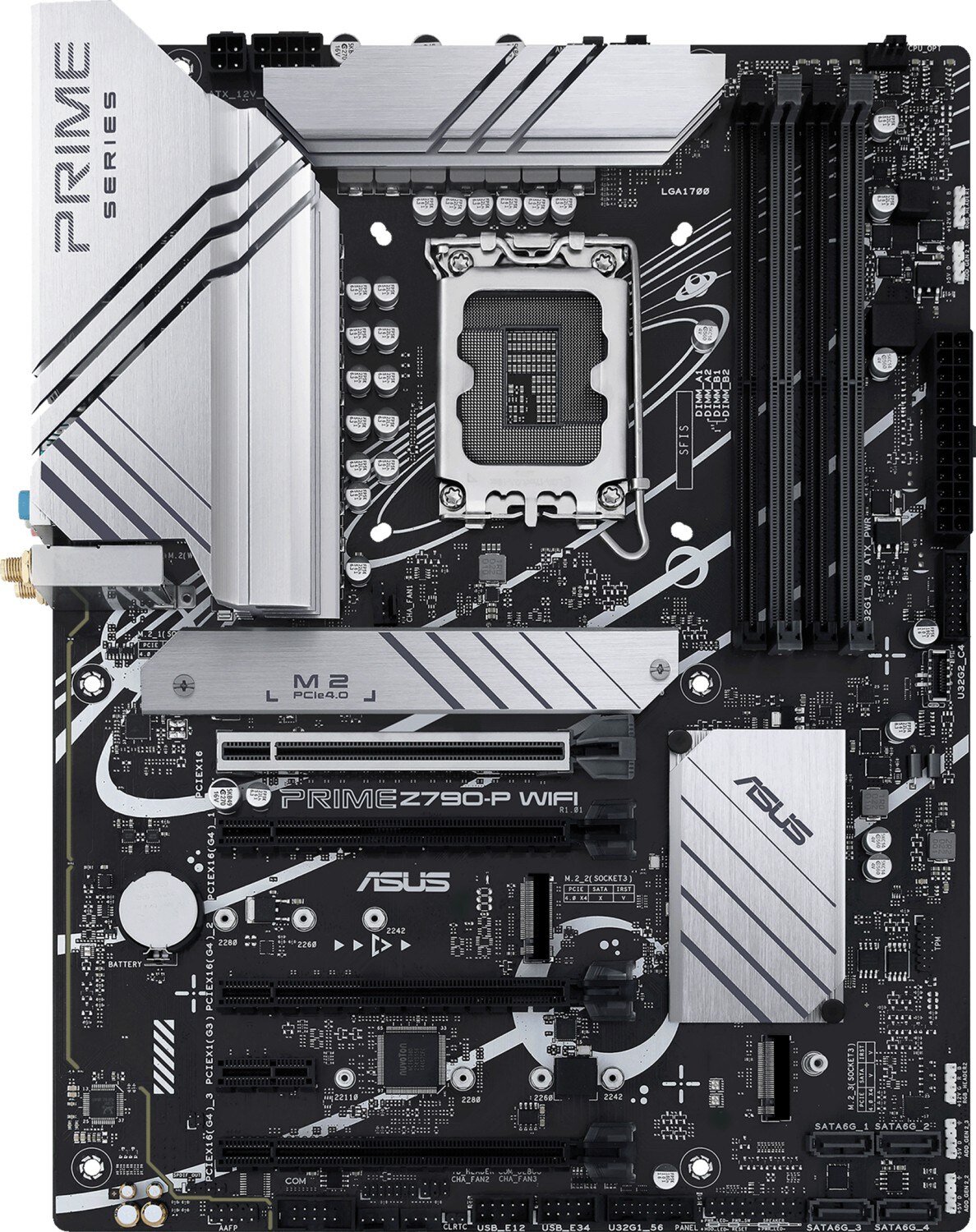 ASUS PRIME Z790-P WIFI ATX Gaming Mainboard Sockel 1700 DP/HDMI/M.2/USB3.2-C