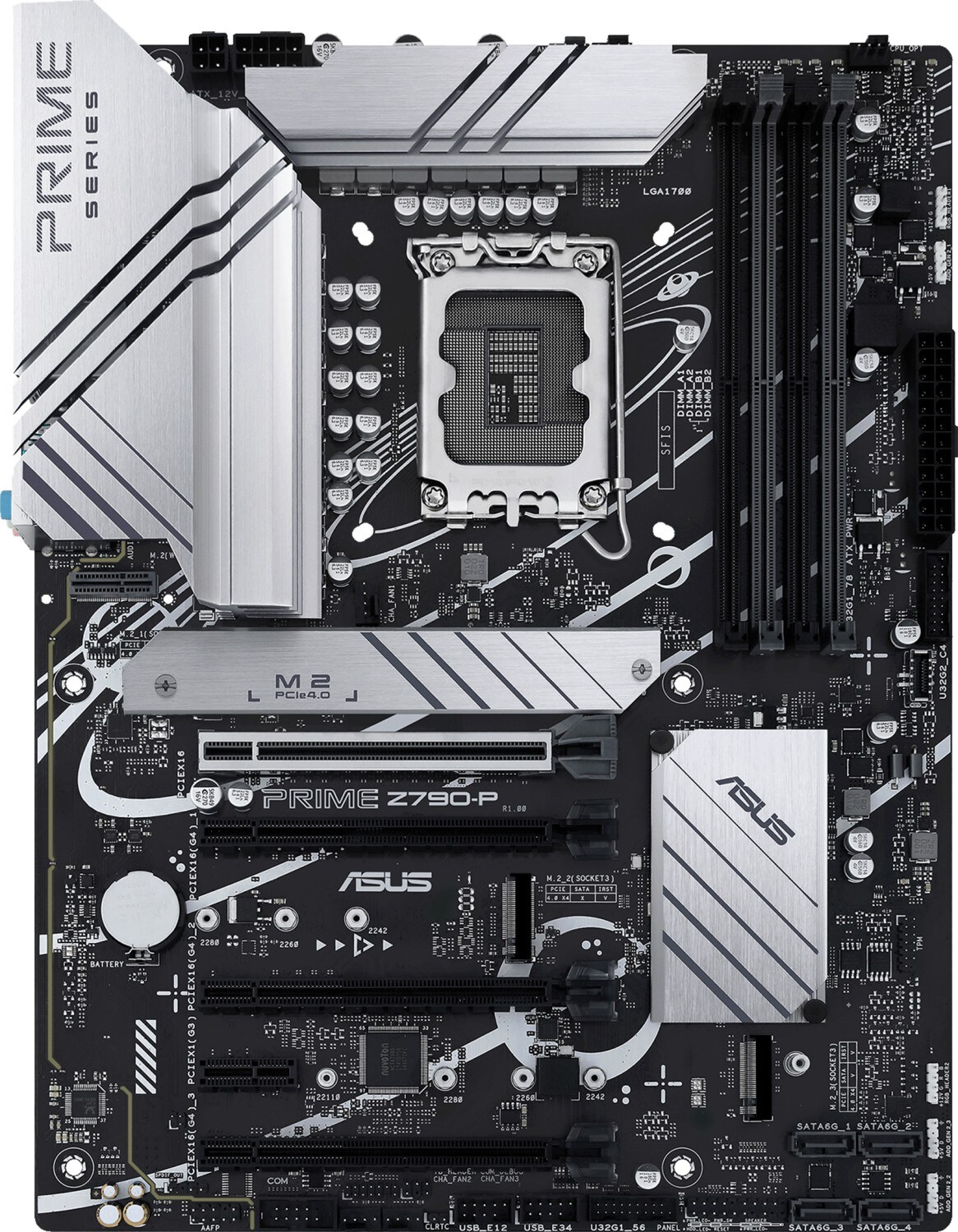 ASUS PRIME Z790-P ATX Gaming Mainboard Sockel 1700 DP/HDMI/M.2/USB3.2-C