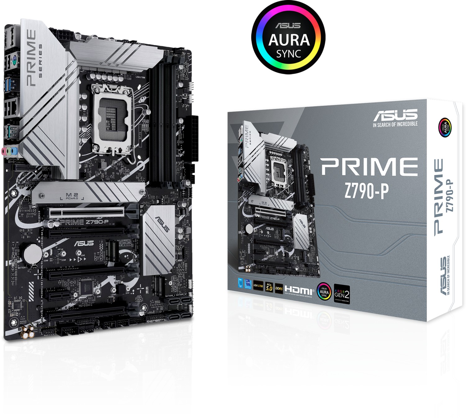 ASUS PRIME Z790-P ATX Gaming Mainboard Sockel 1700 DP/HDMI/M.2/USB3.2-C