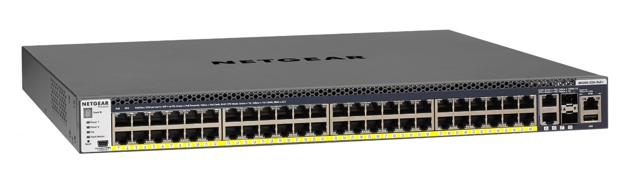 Netgear M4300-52G (GSM4352PB) 48x1G, 2x10G und 2xSFP+ Managed Switch