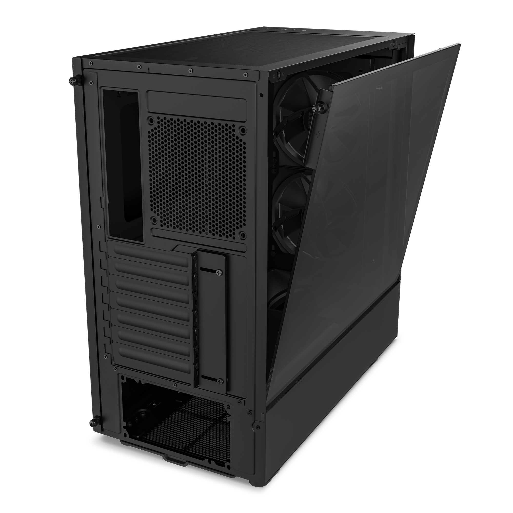 NZXT H5 Elite Midi Tower ATX Gehäuse schwarz mit Sichtfenster und RGB