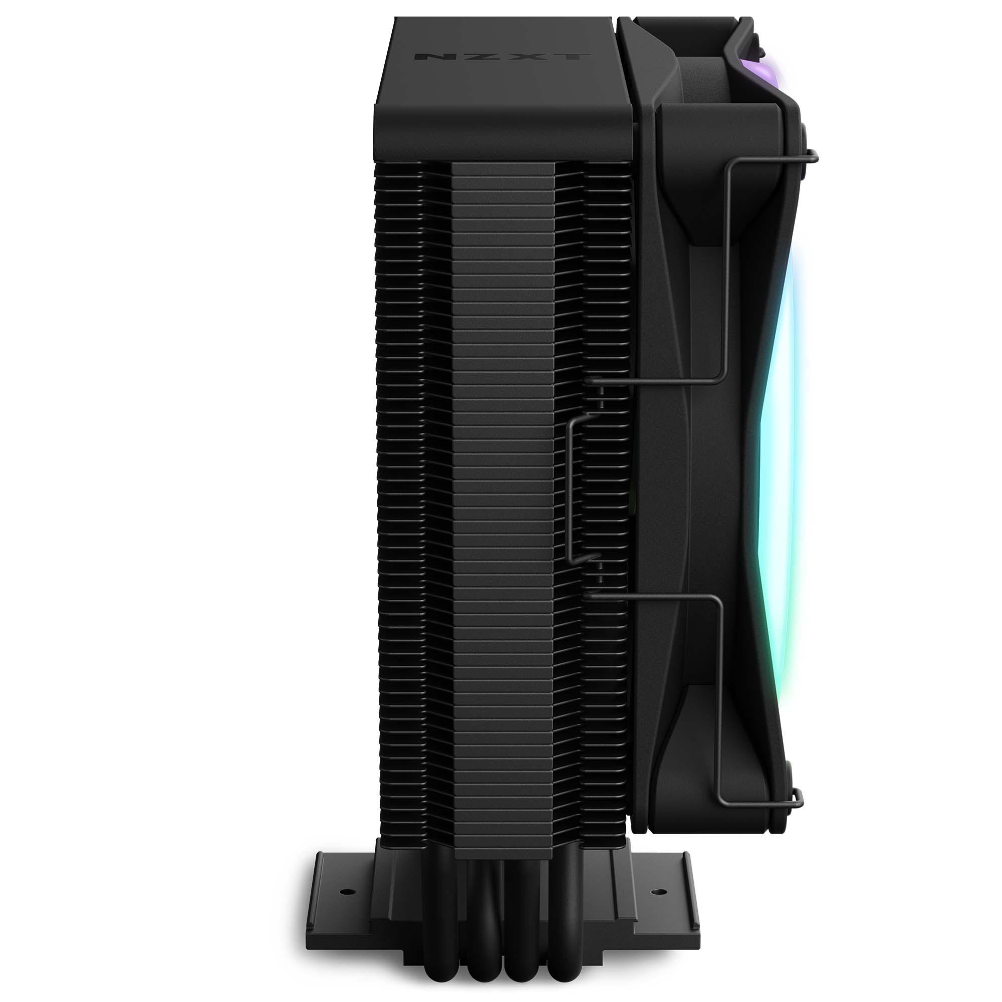 NZXT T120 RGB CPU Kühler für AMD und Intel CPU, 120 mm Lüfter, schwarz