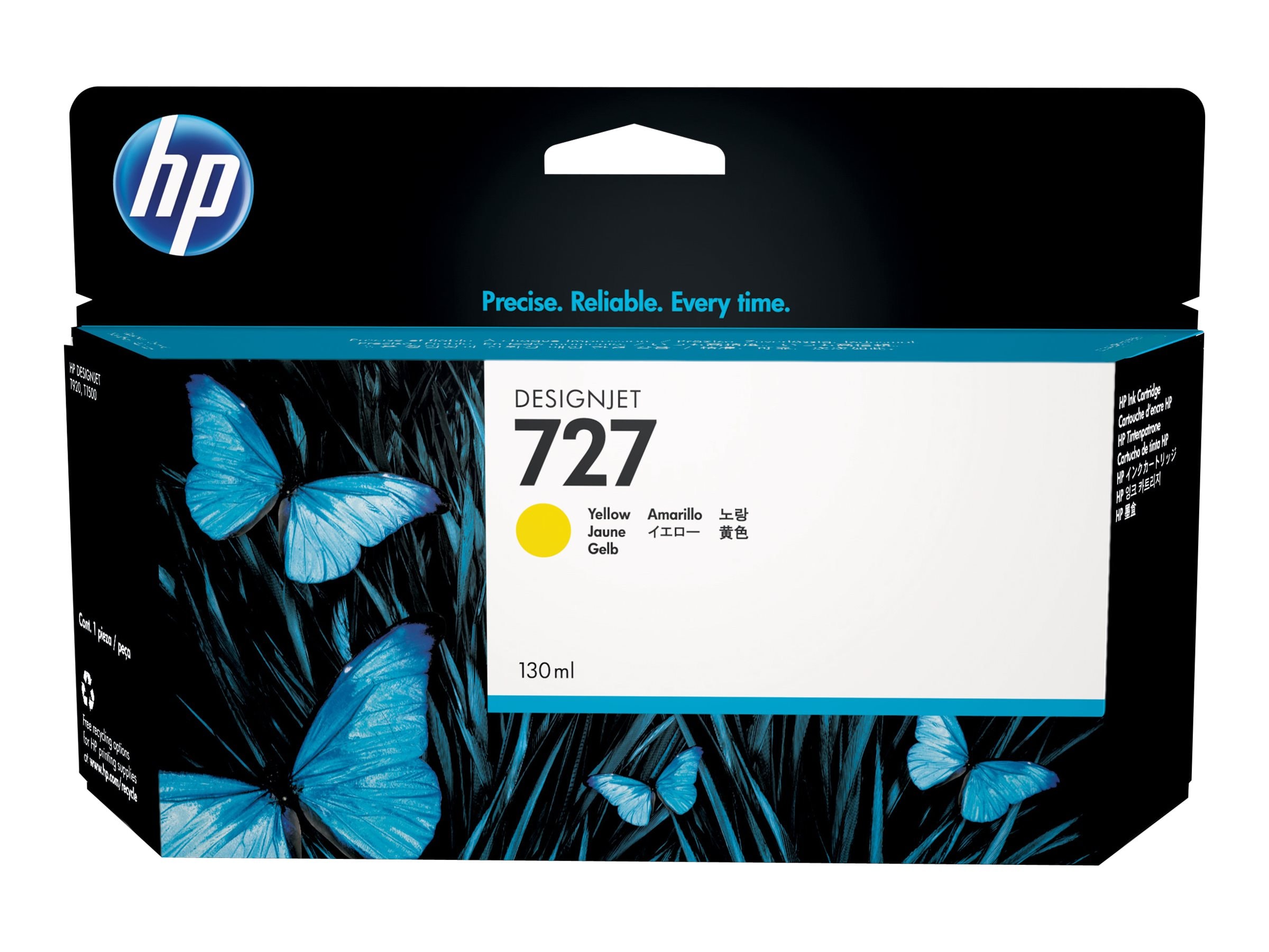 HP B3P21A Original Tintenpatrone 727 Designjet Gelb 130ml