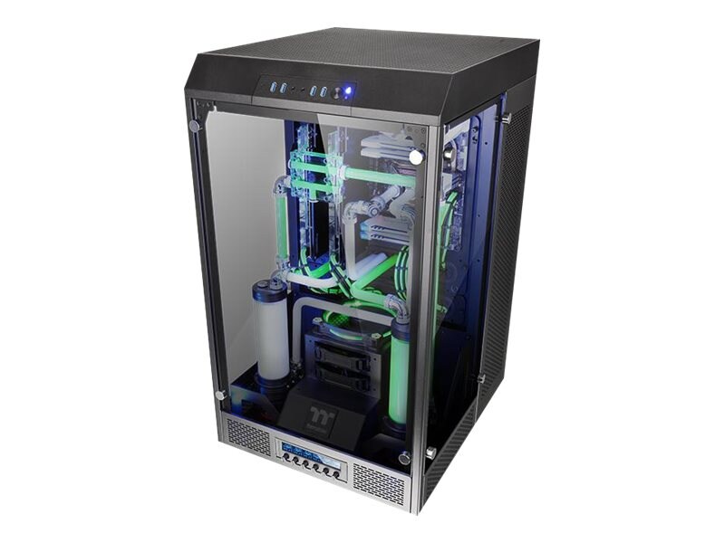 THERMALTAKE The Tower 900 Full Tower E-ATX schwarz mit 3 Sichtfenster