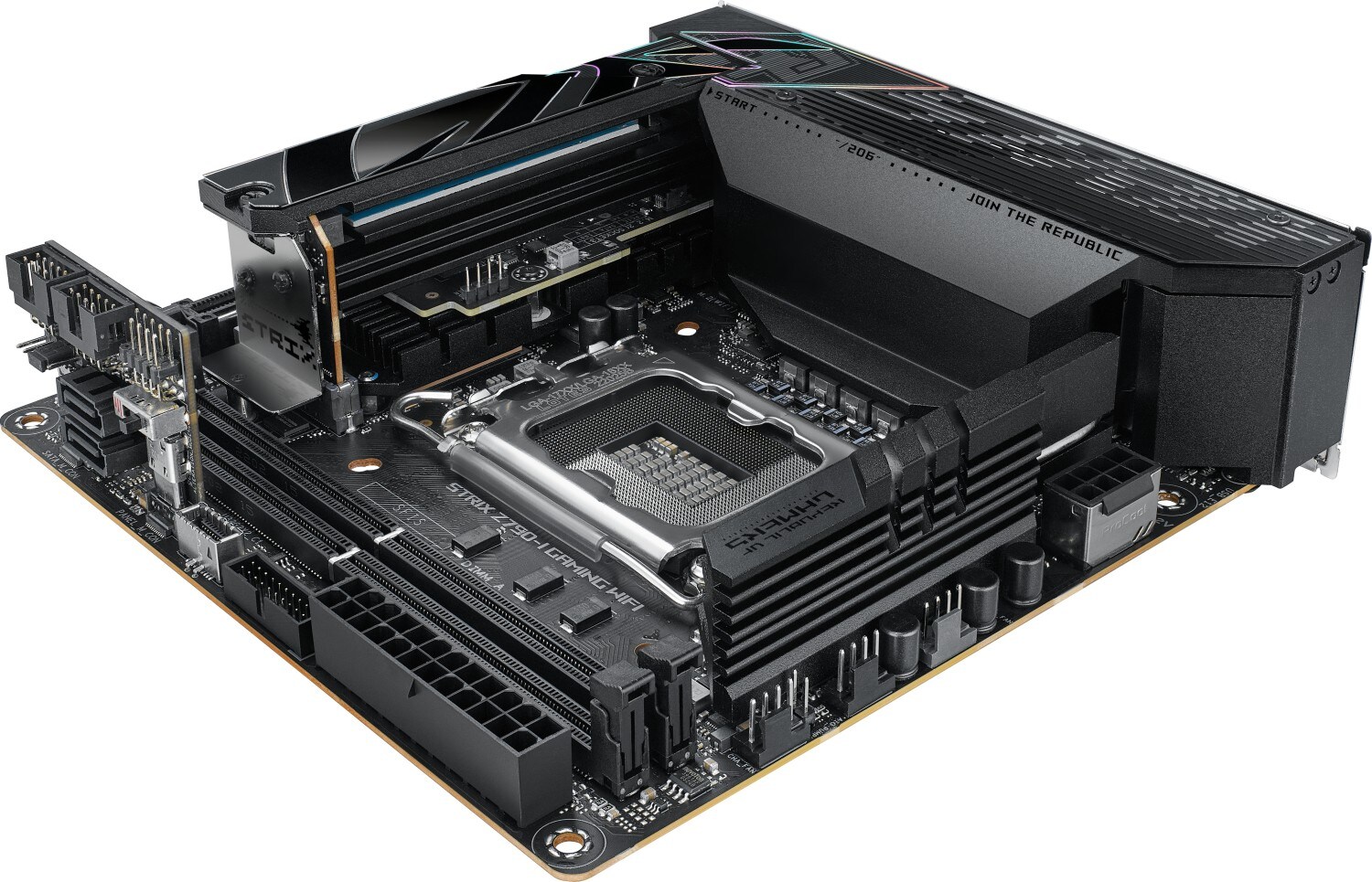 ASUS ROG STRIX Z790-I Gaming WIFI ITX Mainboard Sockel 1700 TB4/HDMI/M.2/WIFI/BT