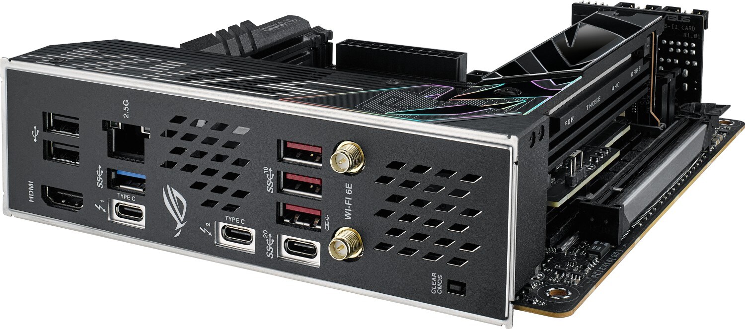 ASUS ROG STRIX Z790-I Gaming WIFI ITX Mainboard Sockel 1700 TB4/HDMI/M.2/WIFI/BT