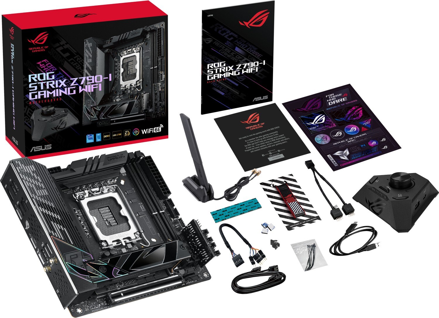 ASUS ROG STRIX Z790-I Gaming WIFI ITX Mainboard Sockel 1700 TB4/HDMI/M.2/WIFI/BT