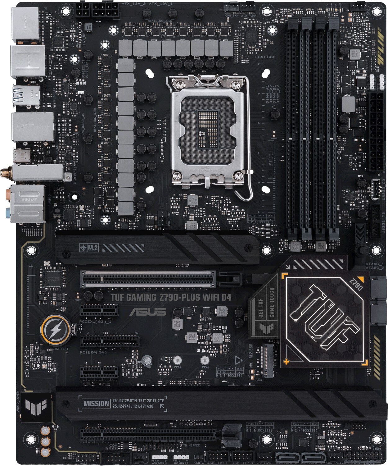 ASUS TUF Gaming Z790-Plus WIFI D4 ATX Mainboard Sockel 1700 DP/HDMI/USB-C