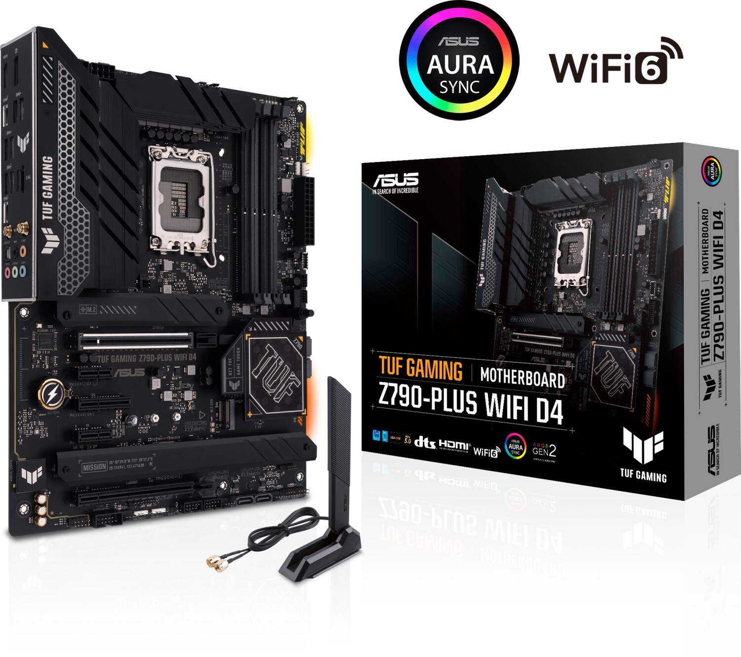 ASUS TUF Gaming Z790-Plus WIFI D4 ATX Mainboard Sockel 1700 DP/HDMI/USB-C