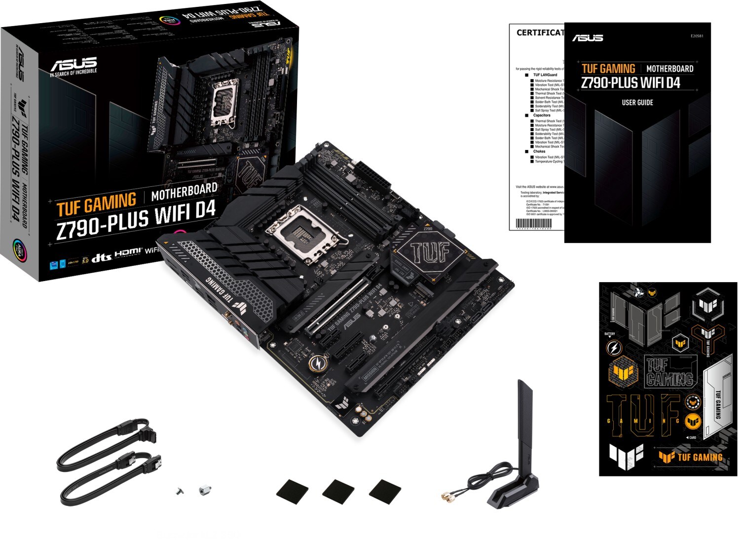 ASUS TUF Gaming Z790-Plus WIFI D4 ATX Mainboard Sockel 1700 DP/HDMI/USB-C