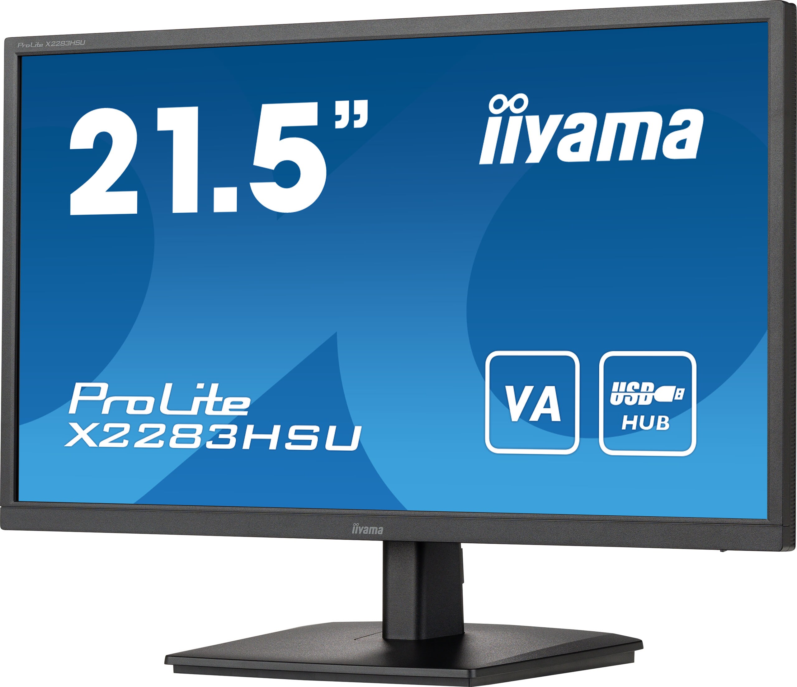 iiyama ProLite X2283HSU-B1 54,6cm (21,5") FHD VA Office-Monitor HDMI/DP 75Hz LS