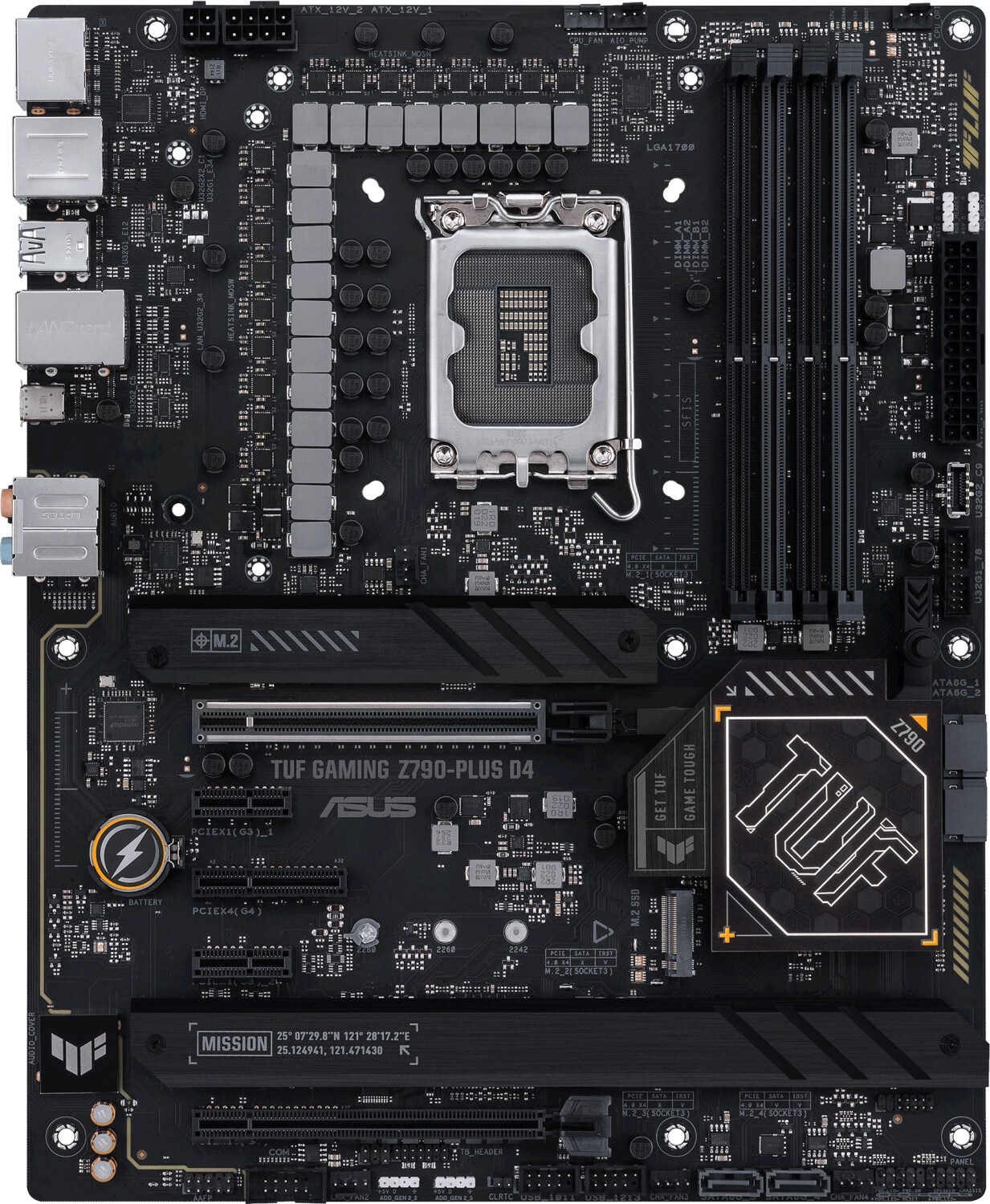 ASUS TUF Gaming Z790-Plus D4 ATX Mainboard Sockel 1700 DP/HDMI/USB-C