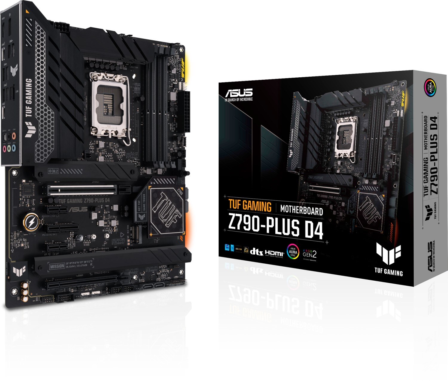 ASUS TUF Gaming Z790-Plus D4 ATX Mainboard Sockel 1700 DP/HDMI/USB-C