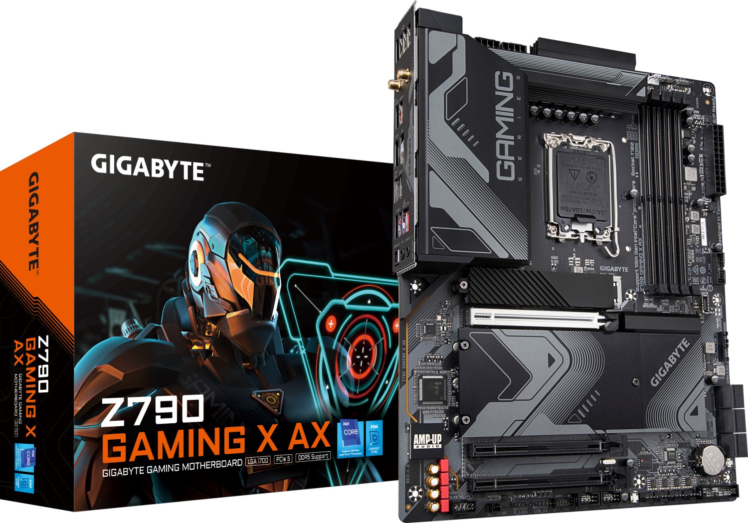 GIGABYTE Z790 GAMING X AX ATX Mainboard Sockel 1700 HDMI/DP/USB3.2/WIFI/BT