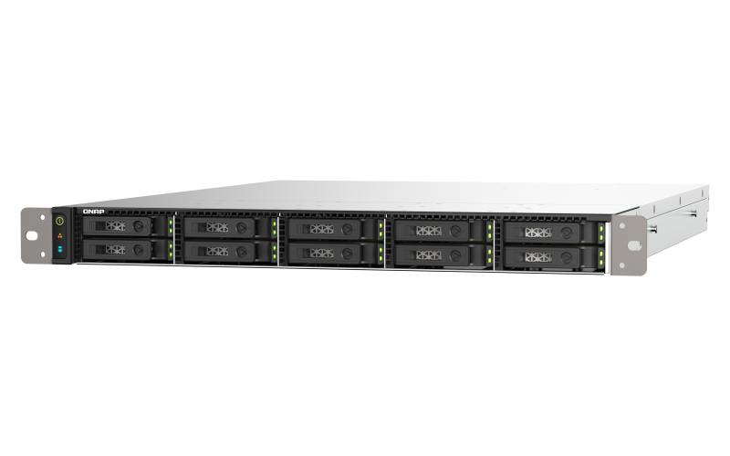 QNAP TS-h1090FU-7232P-64G NAS System 10-Bay NVMe SSD SATA NAS