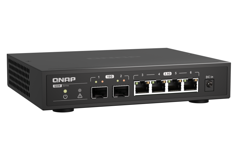 QNAP QSW-2104-2S 10/2,5 GbE Switch Unmanaged 6-Port