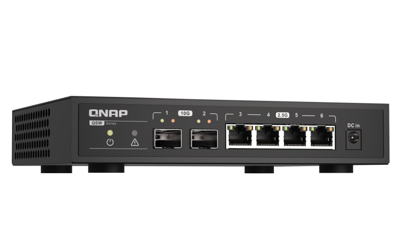 QNAP QSW-2104-2S 10/2,5 GbE Switch Unmanaged 6-Port