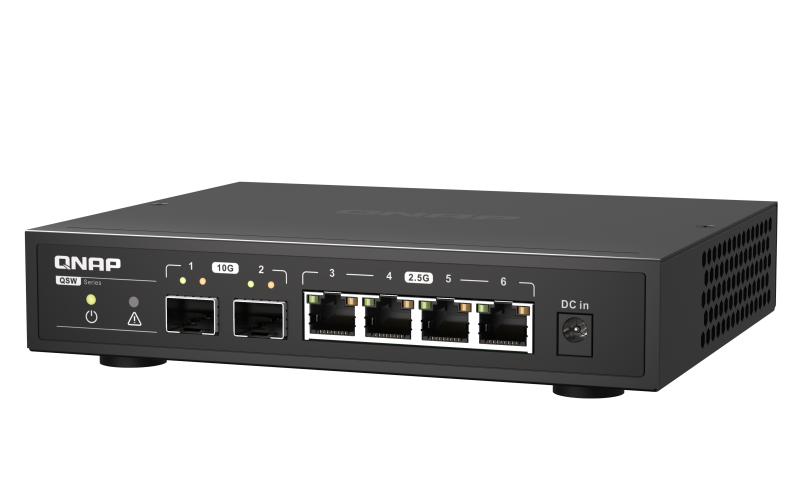 QNAP QSW-2104-2S 10/2,5 GbE Switch Unmanaged 6-Port