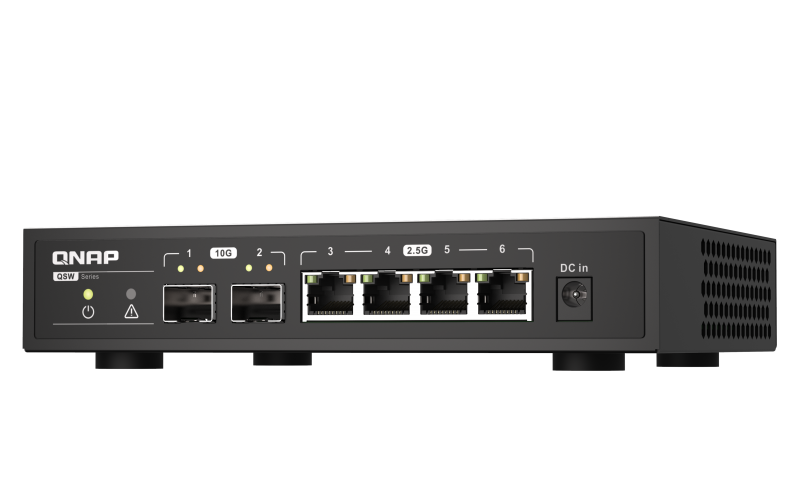 QNAP QSW-2104-2S 10/2,5 GbE Switch Unmanaged 6-Port