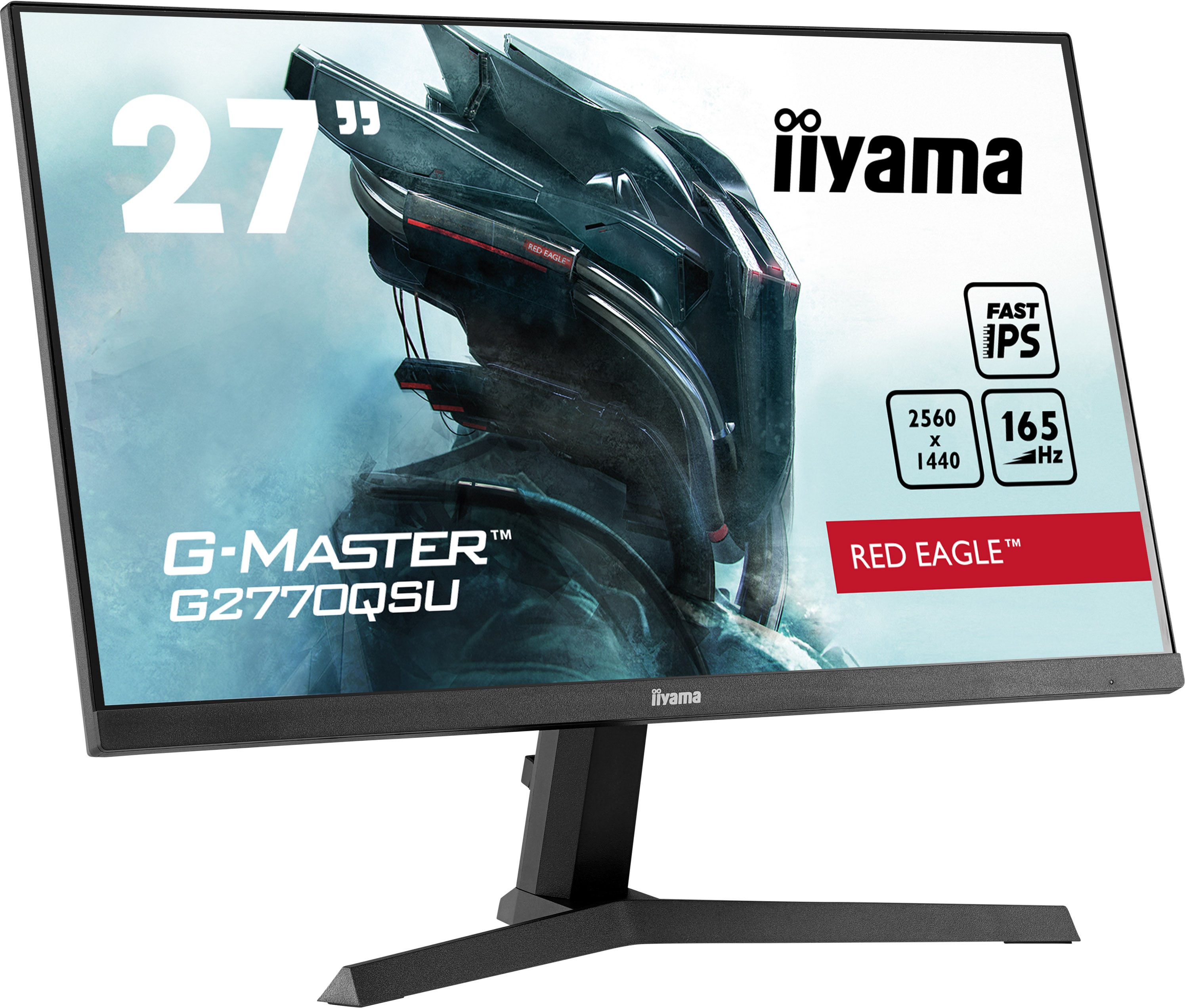 iiyama G-Master G2770QSU-B1 68,5cm (27") WQHD Monitor HDMI/DP/USB 165Hz 0,5ms