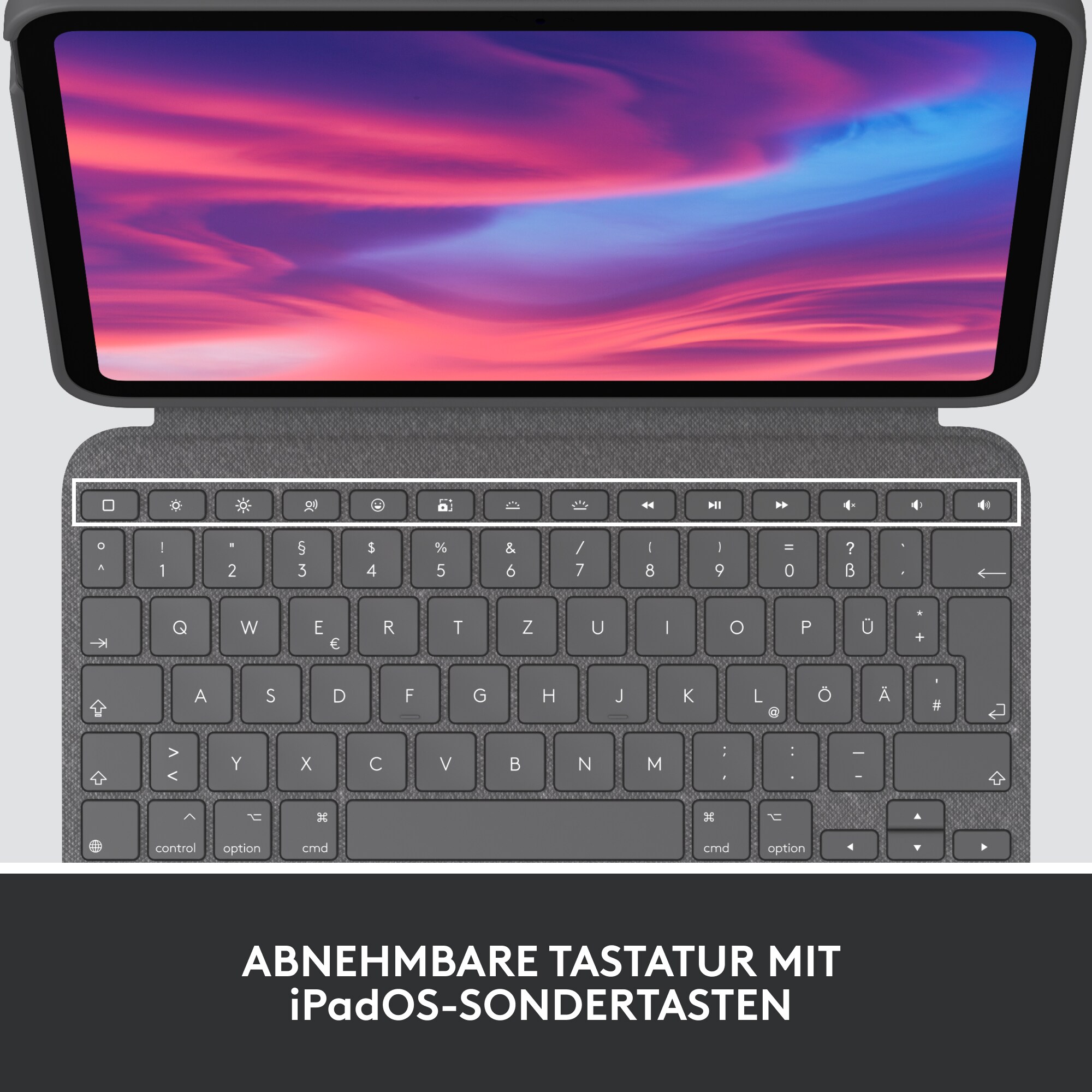 Logitech Combo Touch Tastaturcase mit Trackpad für iPad 10,9" (2022)