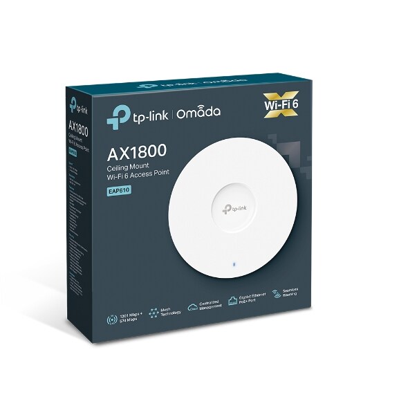 TP-LINK EAP610 AX1800-Dualband-Wi-Fi 6-Accesspoint zur Deckenmontage