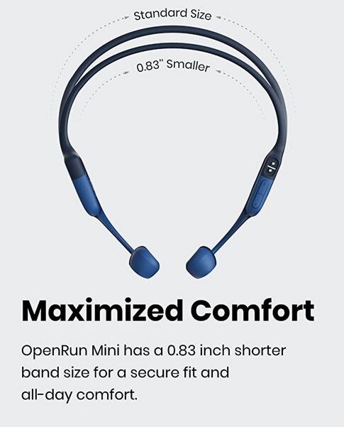 Shokz OpenRun Mini Blau Sportkopfhörer