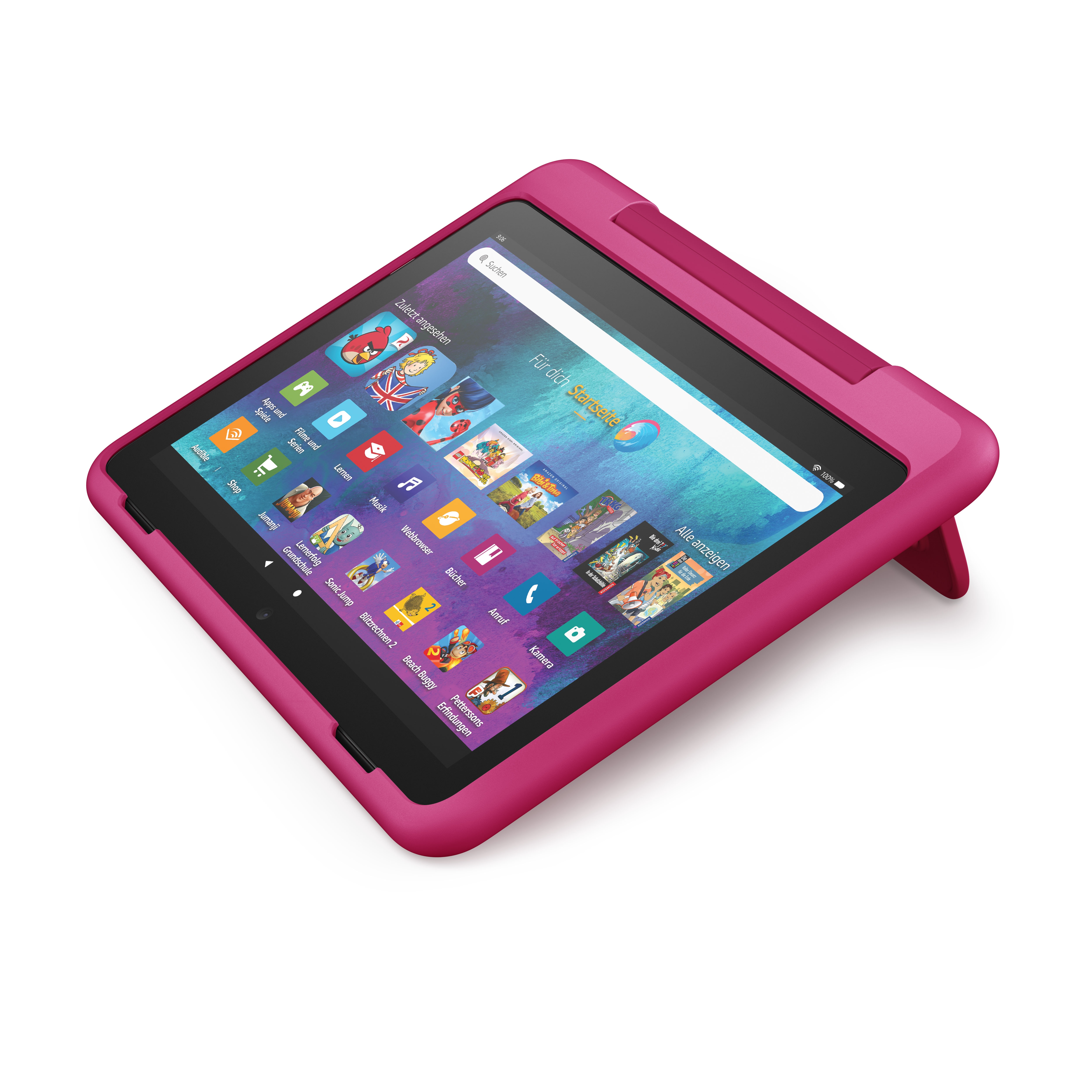 Amazon Fire HD 8 Kids Pro Tablet (2022) WiFi 32GB mit Hülle Regenbogen Design