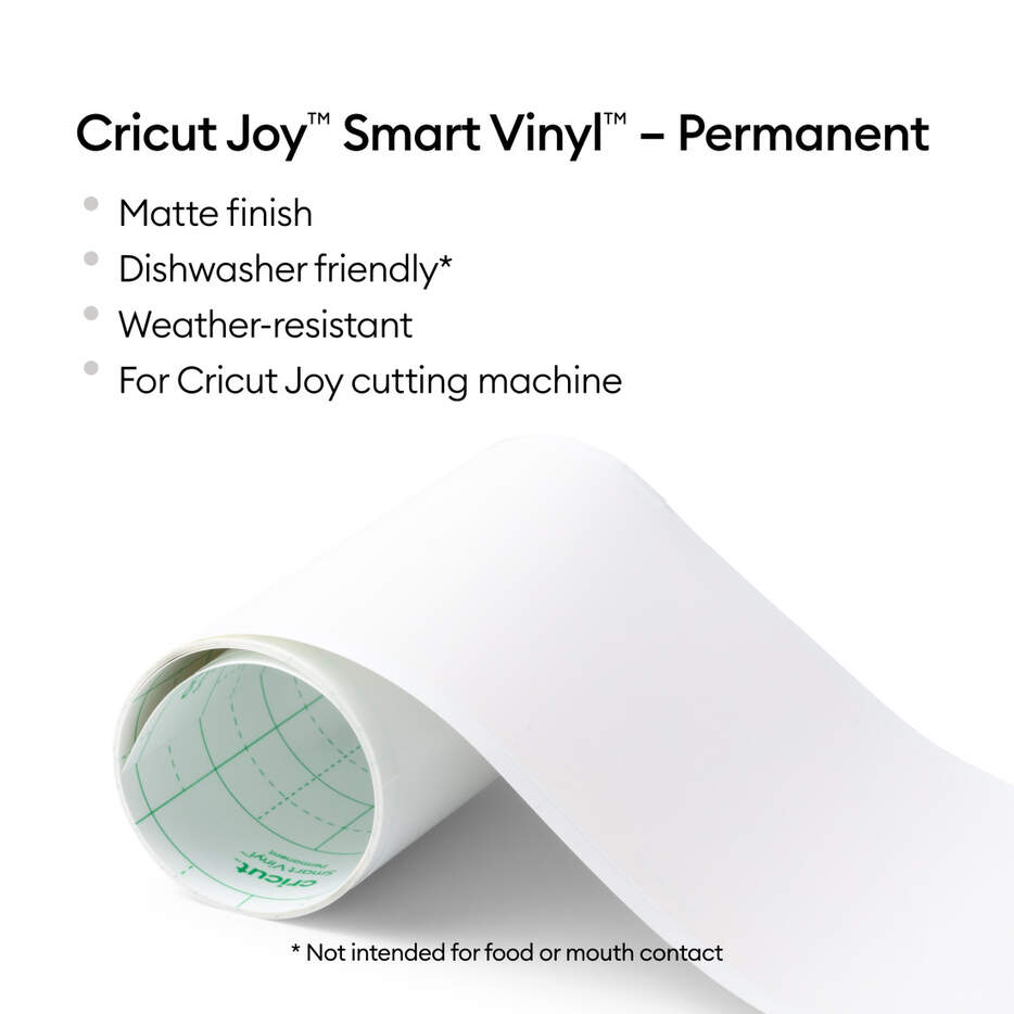 Cricut Joy Smart Vinyl permanent 14x122cm (mat white)