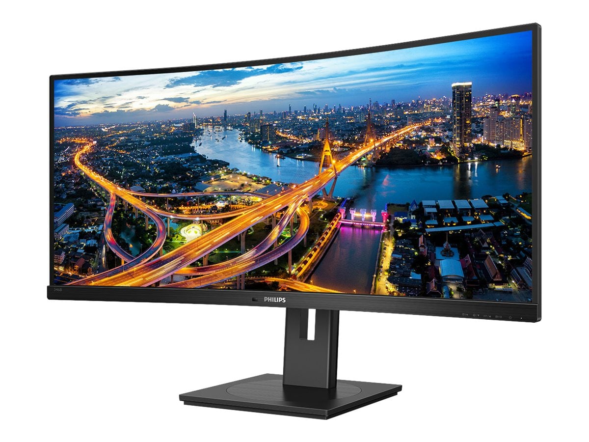 Philips 346B1C/00 86,4cm (34") WQHD VA Curved Monitor 21:9 HDMI/DP/USB-C Pivot