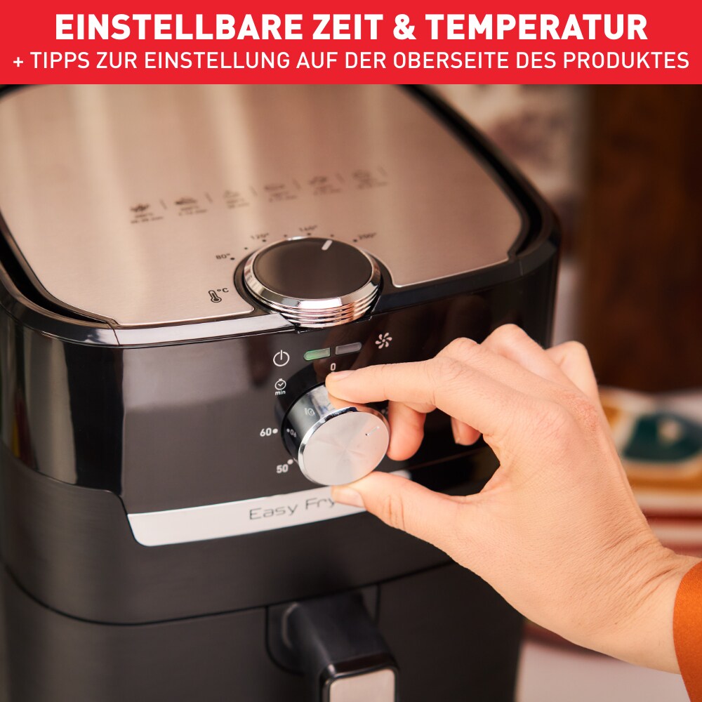 Tefal EY5018 easy fry &amp; grill XL Classic schwarz