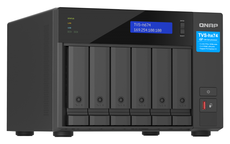 QNAP TVS-h674-i5-32G NAS System 6-Bay Intel Core i5