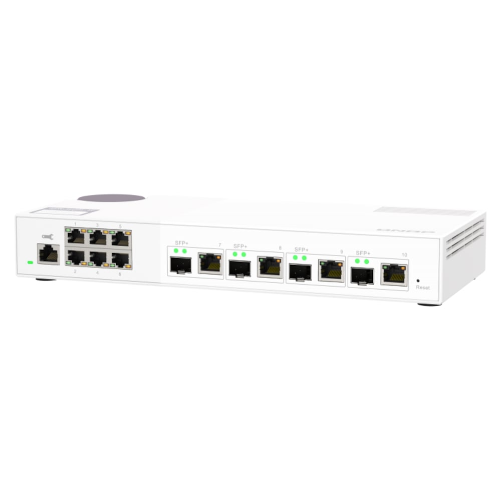 QNAP QSW-M2106-4C 10/2,5 GbE Switch Managed 10-Port