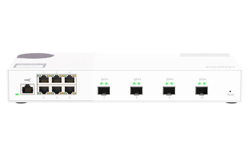 QNAP QSW-M2106-4S 10/2,5 GbE Switch Managed 10-Port