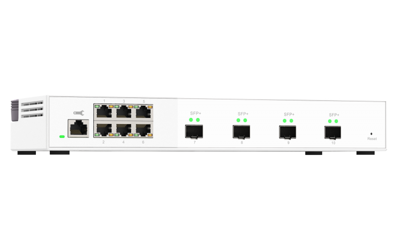 QNAP QSW-M2106-4S 10/2,5 GbE Switch Managed 10-Port