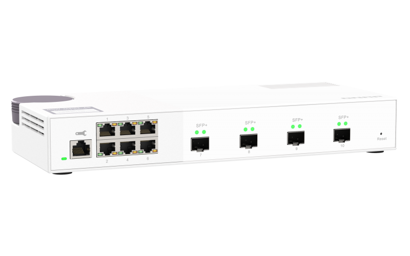 QNAP QSW-M2106-4S 10/2,5 GbE Switch Managed 10-Port