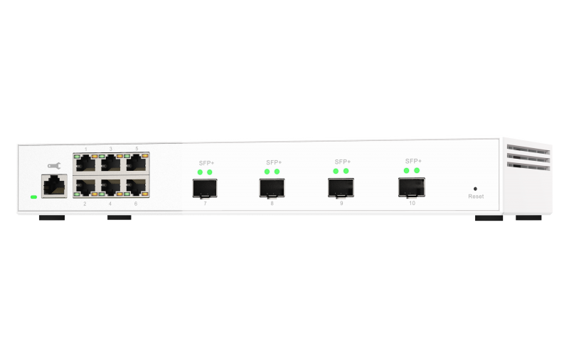 QNAP QSW-M2106-4S 10/2,5 GbE Switch Managed 10-Port