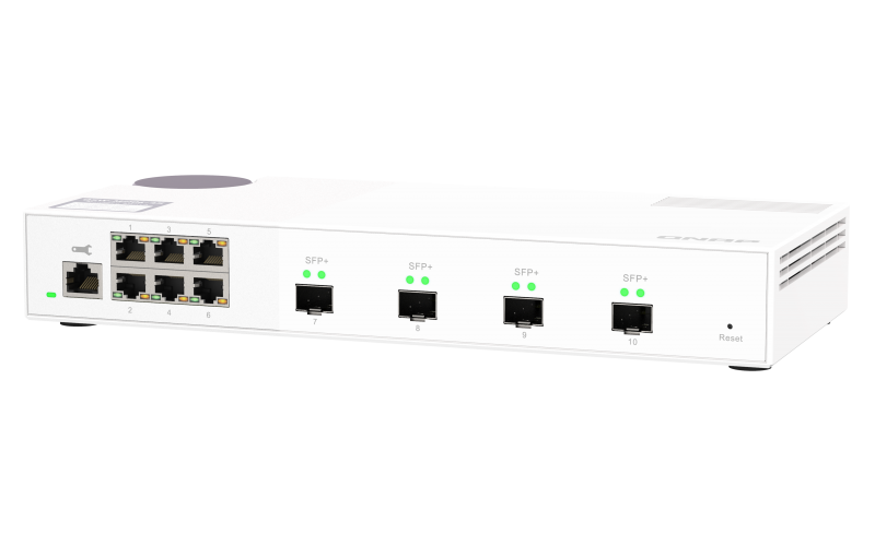 QNAP QSW-M2106-4S 10/2,5 GbE Switch Managed 10-Port