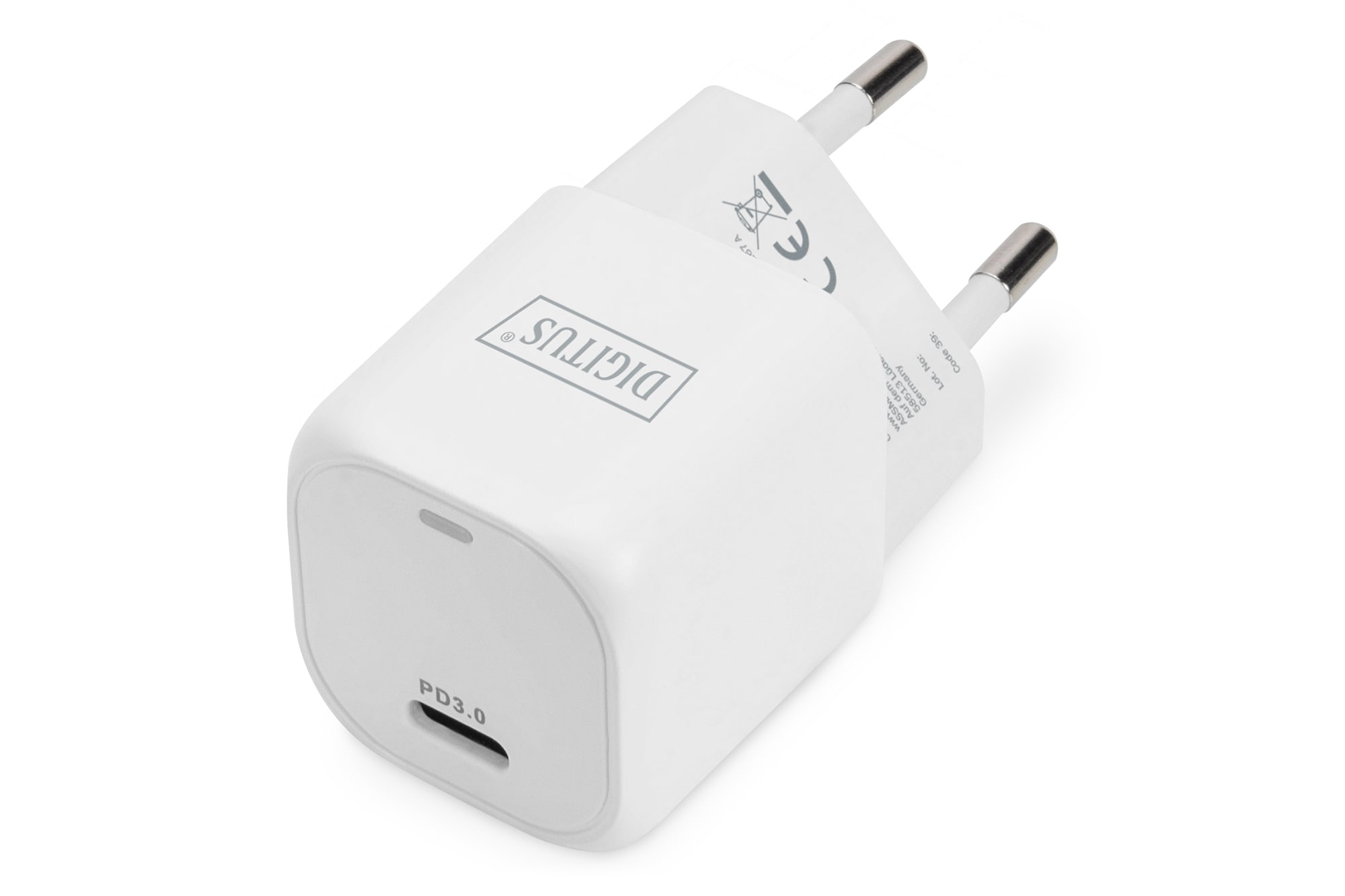 DIGITUS USB-C™ Mini Ladeadapter, 20W