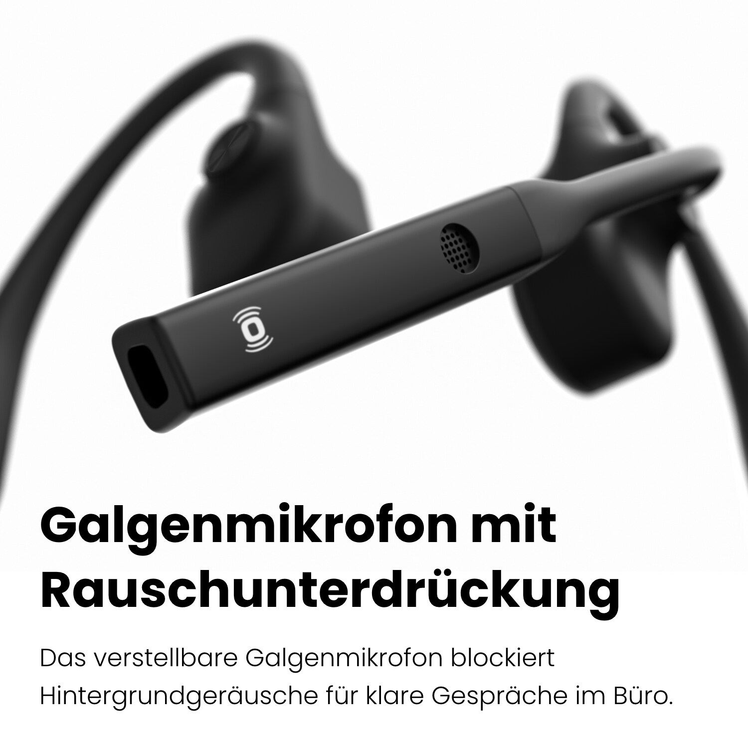 Shokz OpenComm UC (USB-A Dongle) Knochenschall-Headset schwarz