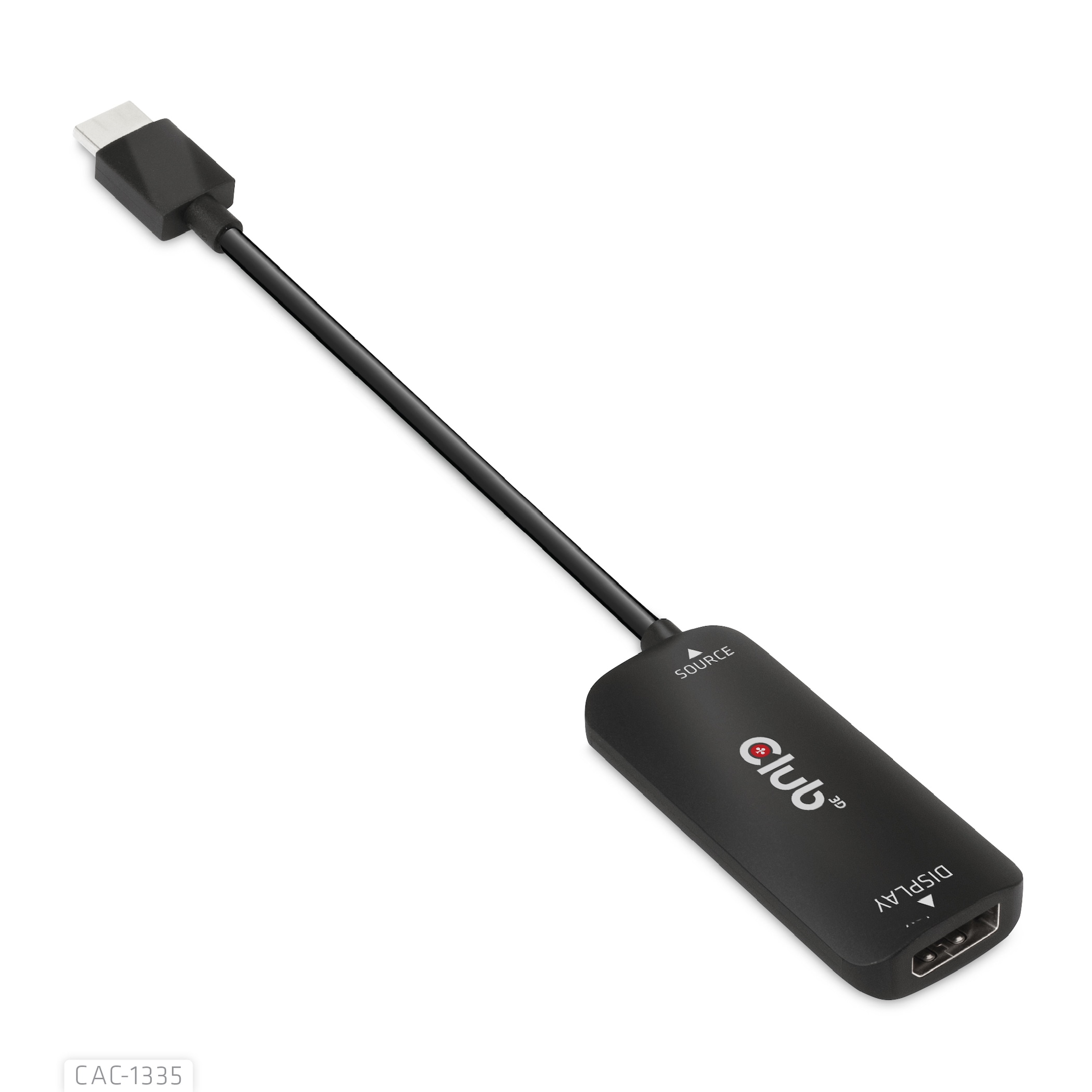 Club 3D HDMI + Micro USB auf DisplayPort 4K120Hz oder 8K30Hz St/B Adapter