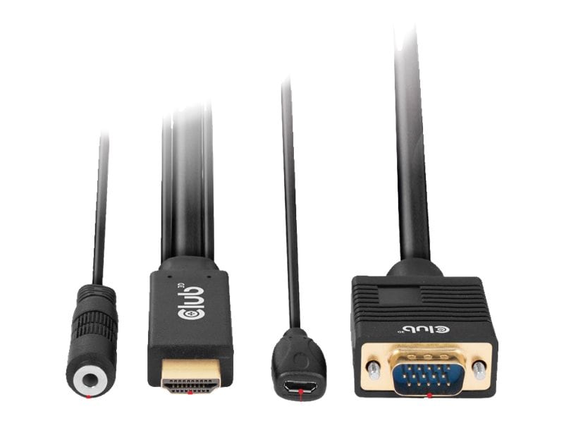 Club 3D HDMI auf VGA Kabel St./St. 2m 28AWG