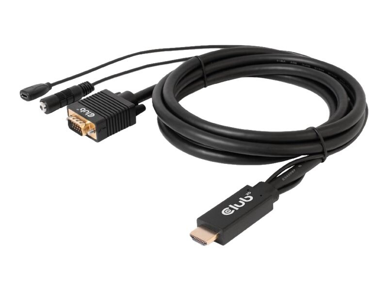 Club 3D HDMI auf VGA Kabel St./St. 2m 28AWG