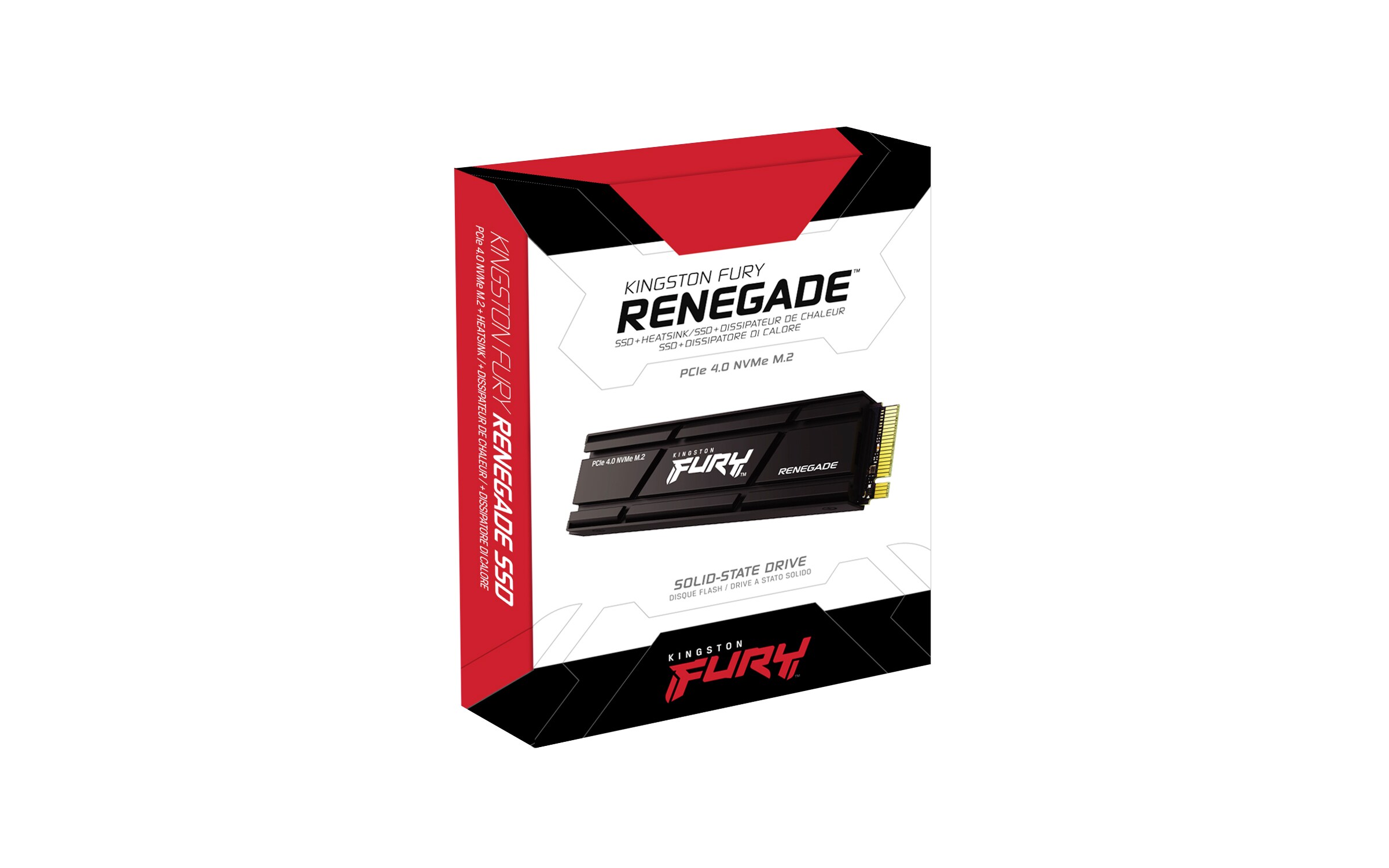 Kingston FURY Renegade NVMe SSD 512 GB M.2 2280 TLC PCIe 4.0 mit Kühlkörper