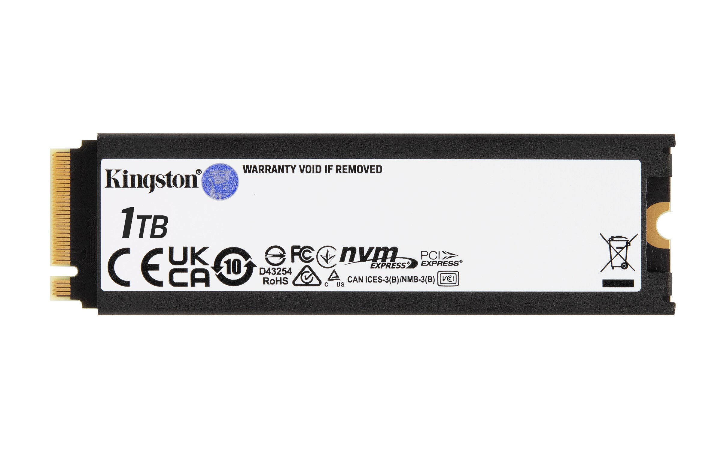 Kingston FURY Renegade NVMe SSD 1 TB M.2 2280 TLC PCIe 4.0 mit Kühlkörper