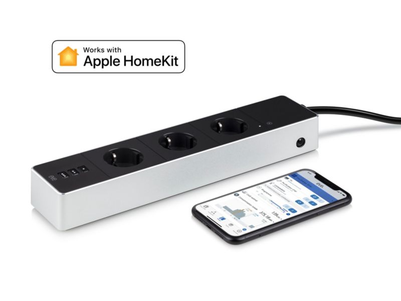 Eve Energy Strip 3xSteckdosenleiste für Apple HomeKit mit Verbrauchsmessung